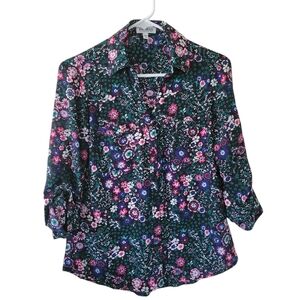 Express The Portofino Floral Blouse